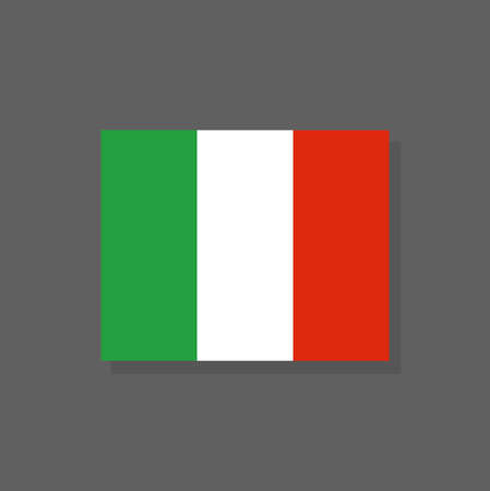 Flag of Italy vector illustrationのイラスト素材