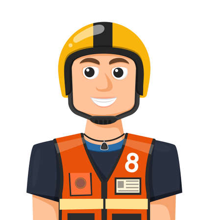 Thailand transport rider in simple flat vector. personal profile icon or symbol. people concept vector illustration.のイラスト素材