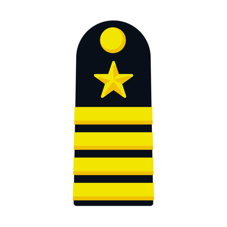 Royal Thai Air Force military rank in modern flat style vector.のイラスト素材