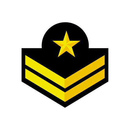 Royal Thai Air Force military rank in modern flat style vector.のイラスト素材