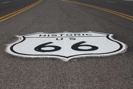 Route 66 close up - kingman arizonaの写真素材