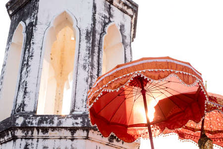 umbrella templeの写真素材