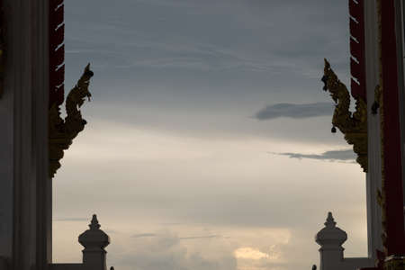 temple column thaiの写真素材