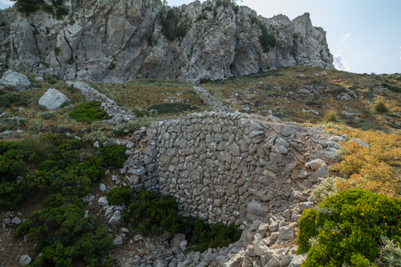 Serra de Tramuntana mountains on Mallorca, Balearic Islands, Spainの写真素材