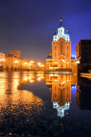 Uspensky cathedral. Khabarovsk, Russiaの写真素材