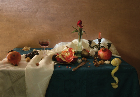 Still life with fruitsの写真素材