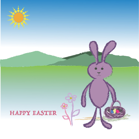 Happy Easterのイラスト素材