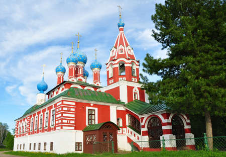 Church of Tsarevich Dmitry on the Blood in UglichBuilt in 1692 on the spot where he died Tsarevich Dmitry - the heir to the Russian throneのeditorial素材