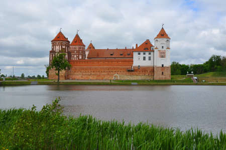 Castle in the village of Mir. Belarusのeditorial素材