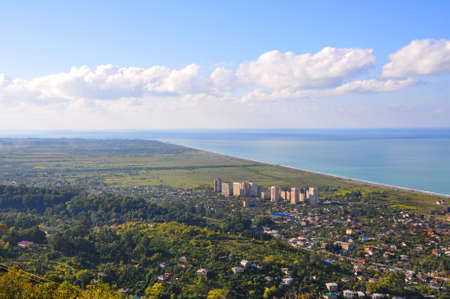 The city of Gagra. Abkhaziaの写真素材