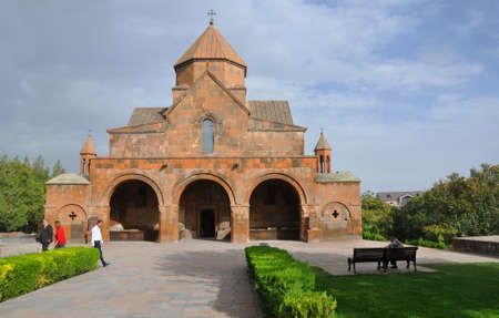 VAGASHAPAT, ARMENIA - OCTOBER 13, 2016: Church of Saint Gayane.のeditorial素材