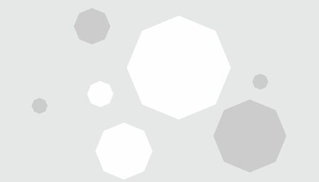 Abstract composition with black and white octahedron. educational illustration. Limited color palette. Chaos octahedron. Banner vectorのイラスト素材