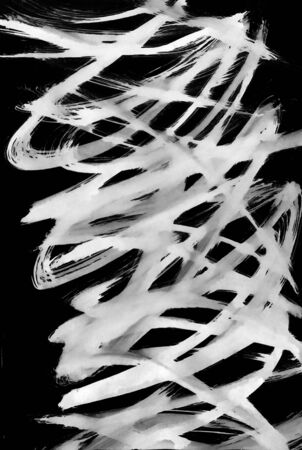 harmony of a whirlwind of bubbles in water while diving, smoke, Abstract graphics,decoration, wallpapers, poster, cover booklet, postcards, cards, clothes, textile, ceramics, web, music, game, mobileの写真素材