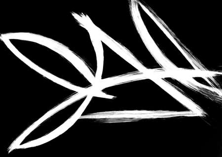 flexible arc lines create the image of the person who first crosses the finish line in an abstract style profit meditationの写真素材