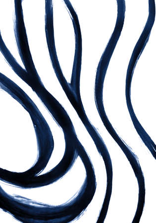 a wind-filled sail, waves on the water from the harmonious wind. flexible arc lines create a...