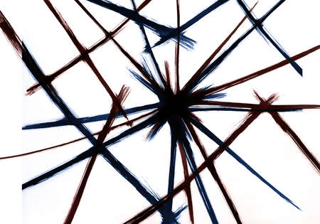Connection structure of a modern building Abstract graphics for decoration for wallpapers profit...