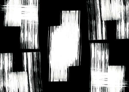 a harmonious maze of tree trunks of a forest landscape in an abstract style Abstract graphics for...