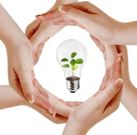 Green energy conceptの写真素材