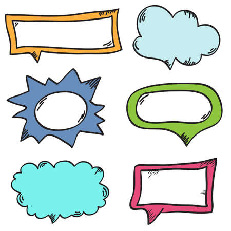 Speech bubblesのイラスト素材