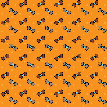 Seamless pattern  Bows のイラスト素材