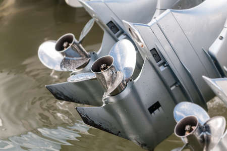 propeller On speedboatの写真素材