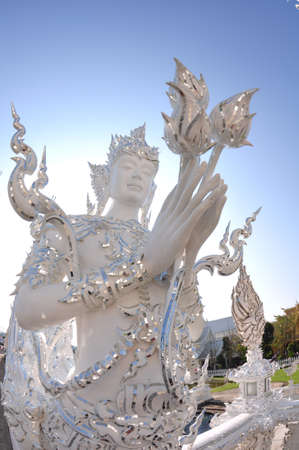 white angel stuccoの写真素材
