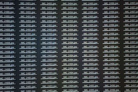 Software Error Showing lines on Screen. Abstract computer background screen. Danger and data lossの写真素材