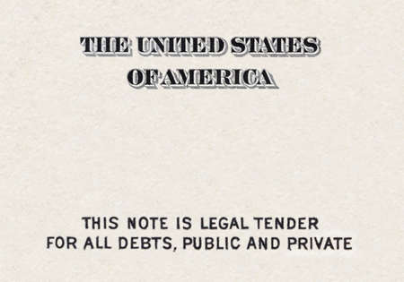 Puzzle with parts of the dollar on money paper