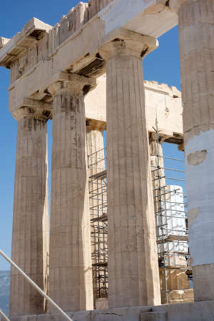 Parthenon in Acropolis, Athens, Greece, Europeの写真素材