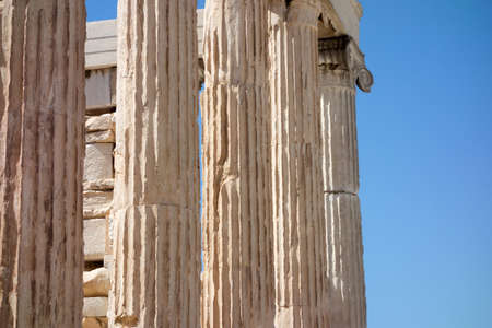 Parthenon in Acropolis, Athens, Greece, Europeの写真素材