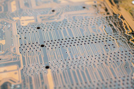 Microcircuit, Motherboard, computer and electronics modern background 