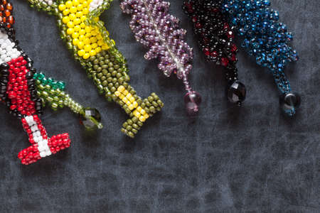 Handcrafted bracelet constructed by various beads