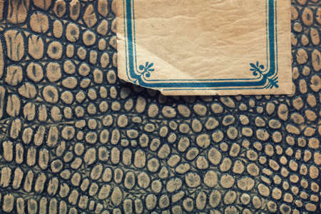 Old book cover, vintage texture with imitation leather
