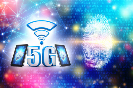 Fingerprint scan provides security access to the user through advanced technology.