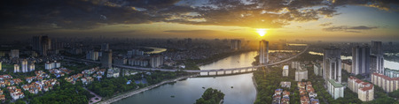 Hanoi CityScapeのeditorial素材