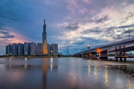 Landmark 81 is a super-tall skyscraper in Ho Chi Minh City, Vietnam