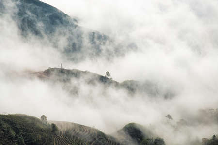 Ta Xua is a famous mountain range in northern Vietnam. All year round, the mountain rises above the...