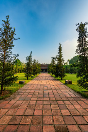 Thien Mu Pagoda is one of the ancient pagoda in Hue city.It is located on the banks of the Perfume River in Vietnam's historic city of Hueの写真素材