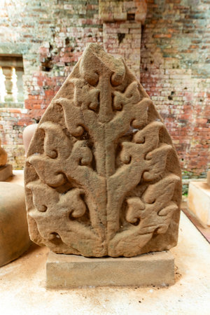 My Son Sanctuary is a large complex of religious relics comprises Cham architectural works. A UNESCO world heritage site in Quang Nam, Vietnam. Located about 30 km west of Hoi An ancient town.の写真素材