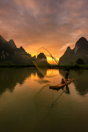 Rice and rice field at Phong Nam village in Trung Khanh, Cao Bang, Vietnam.