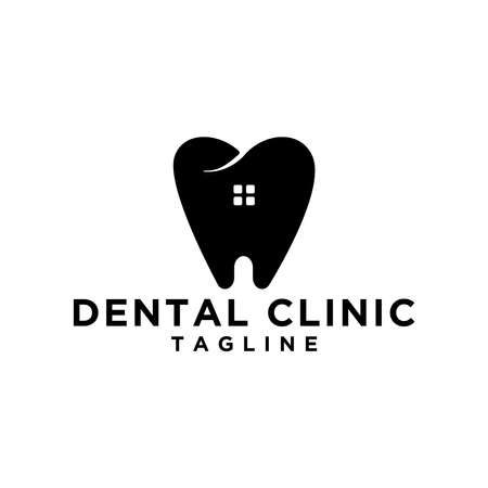 dental clinic logo design ideaのイラスト素材