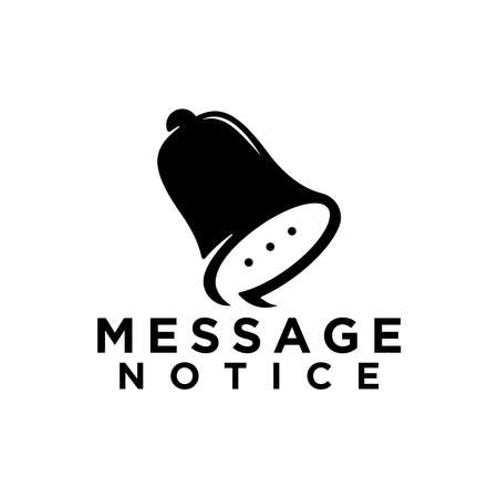 message notice logo icon inspirationのイラスト素材