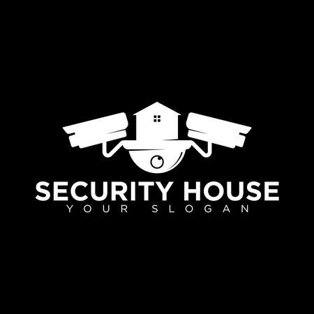 security house logo design ideaのイラスト素材