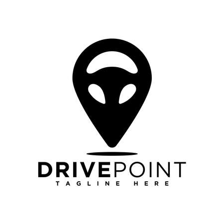 drive point logo design inspirationsのイラスト素材