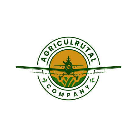 agricultural company logo design inspirationsのイラスト素材