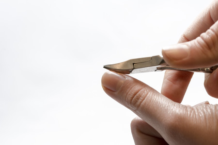 Nail clippingの写真素材