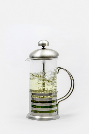 Herbal tea potの写真素材