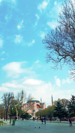 Hagia Sophia Sultan Square in Istanbul, Turkeyのeditorial素材