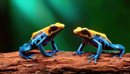 Dendrobates tinctorius - poison dart frog from Africaの素材
