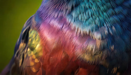 Close up of a colorful Pigeon (Nymphalidae)の素材